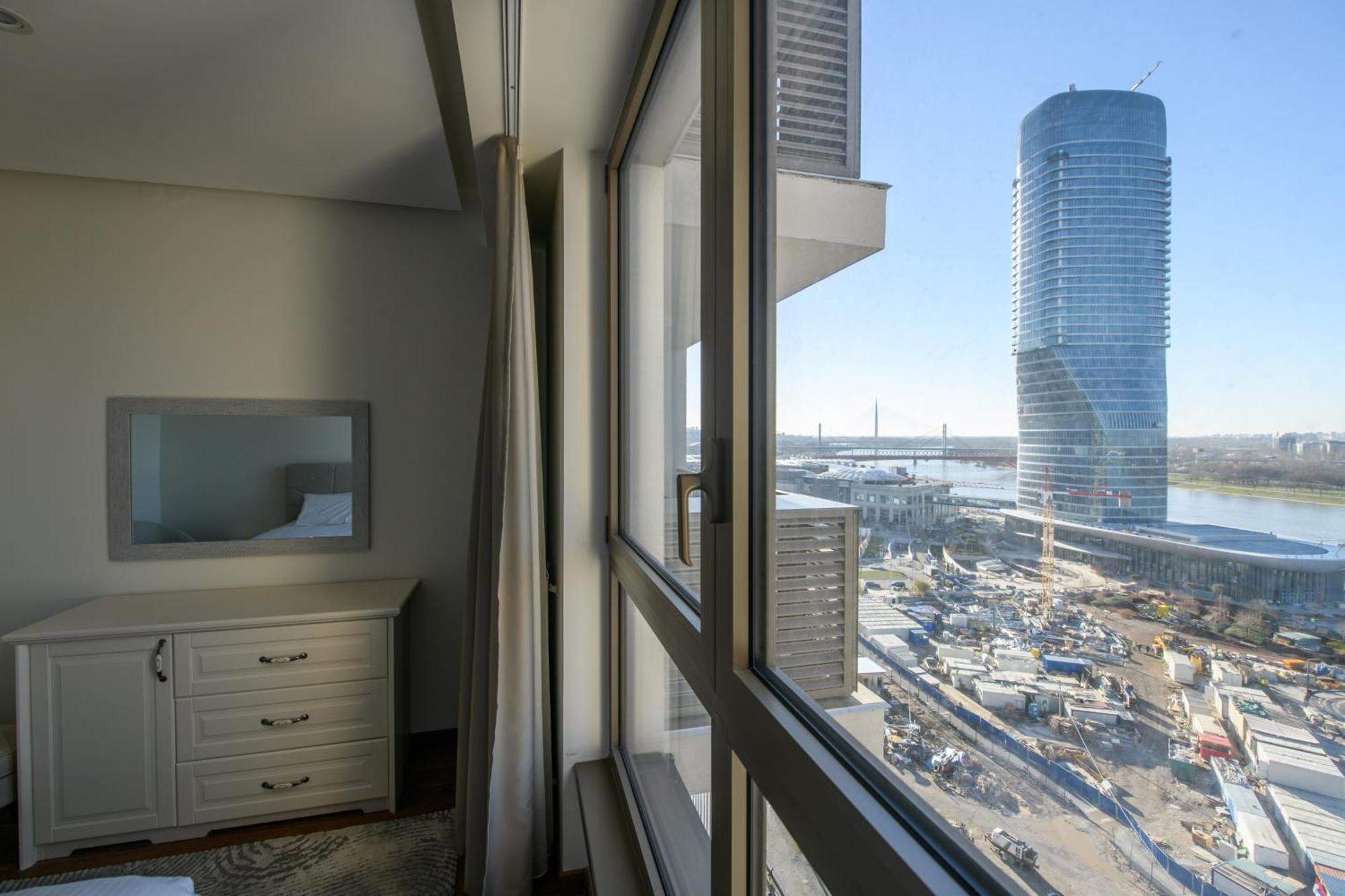 Belgrade Waterfront Residences - Beograd Na Vodi المظهر الخارجي الصورة