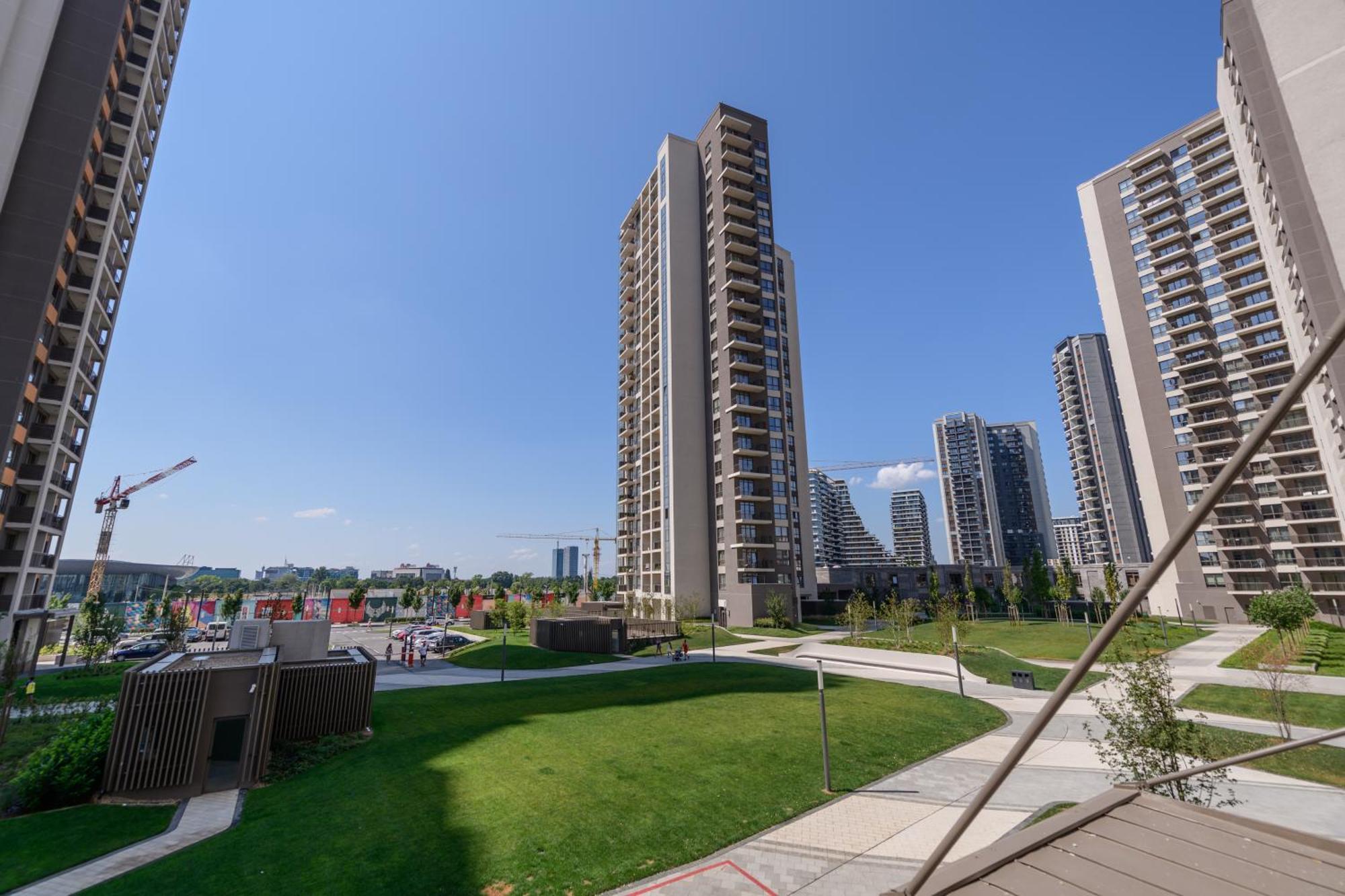 Belgrade Waterfront Residences - Beograd Na Vodi المظهر الخارجي الصورة